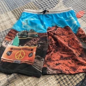 NWT Wonder Nation Boys Swim Trunks size XL 14/16 Husky